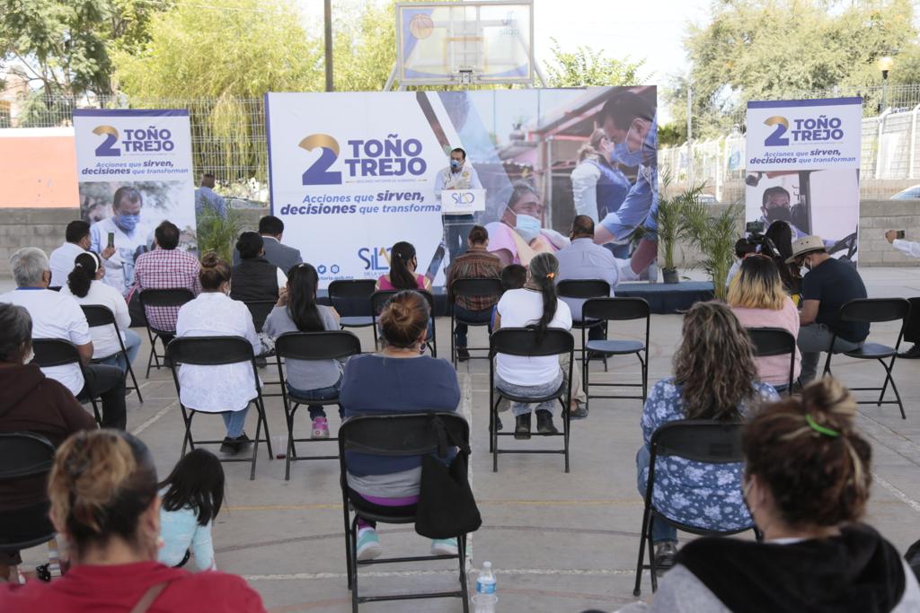Toño Trejo anuncia apoyos directos a colonias populares