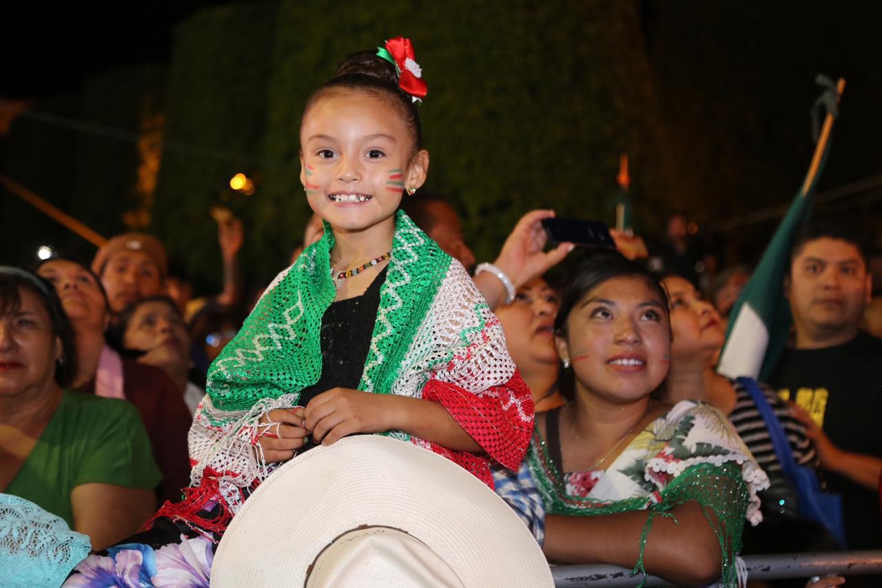 Familias Silaoenses disfrutan del tradicional Grito de Independencia