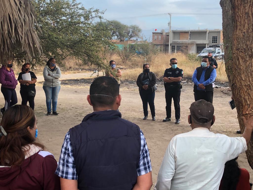 Establece Ramos acuerdo con vecinos de Las Limas para reforzar trabajos de prevención