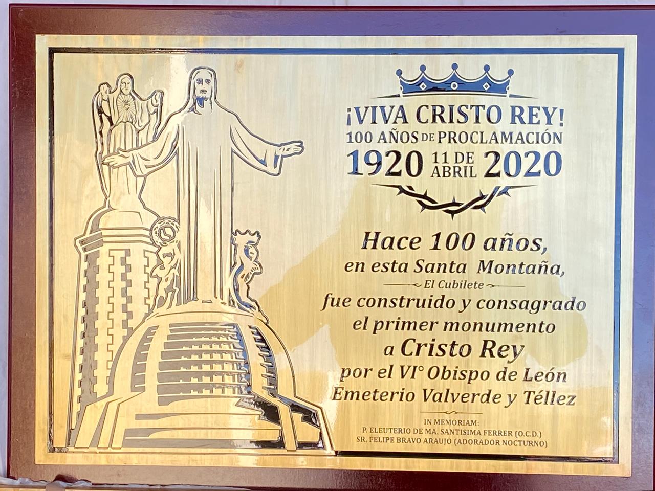 100 años de proclamación del Monumento de Cristo Rey