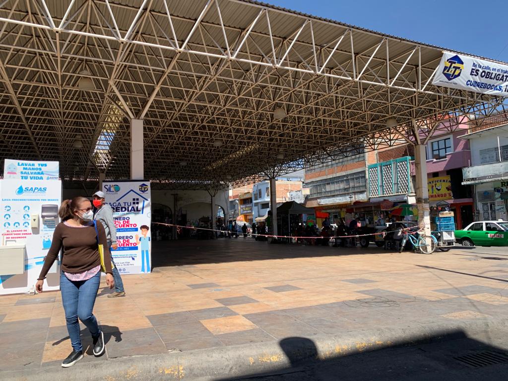 Presidencia Municipal mantiene cerrado mercados, explanadas y espacios públicos de concentración masiva